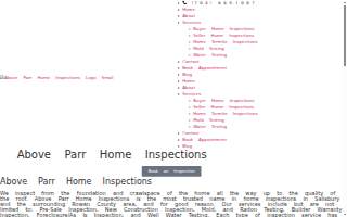 Above Parr Home Inspections
