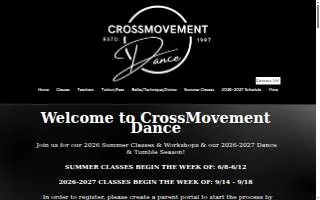 CrossMovement Dance Ministry website