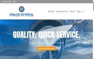 Davis Detail website