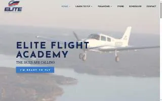 Elite Flight Academy website