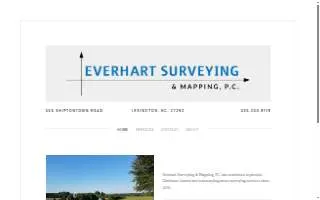 Everhart Surveying & Mapping website