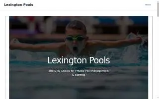 Lexington Pools LLC website