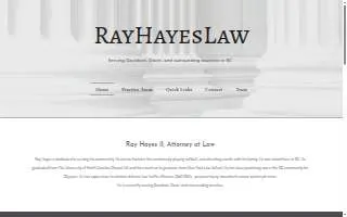 RayHayesLaw website