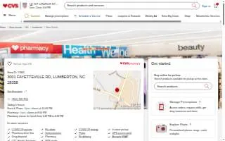 CVS of Lumberton website