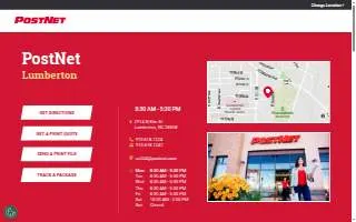 PostNet of Lumberton website