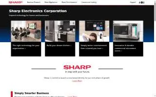 Sharp Business Systems of Lumberton website
