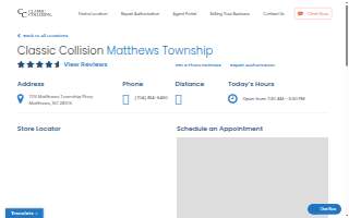 Classic Collision of Matthews