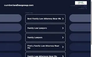 Cumberland Law Group, LLC of Matthews website