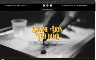 Divine Arts Tattoo Company website