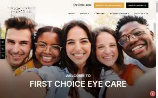 First Choice Eye Care website