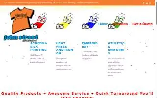 John Street Graphics website