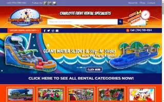 Jumpin' Jacks Party Rentals of Matthews website