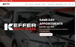 Keffer Auto Glass of Matthews website