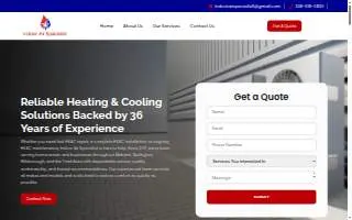 Indoor Air Specialist website