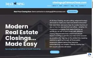 24 Hour Closing Matthews NC website