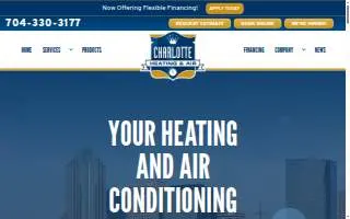 Charlotte Heating & Air website