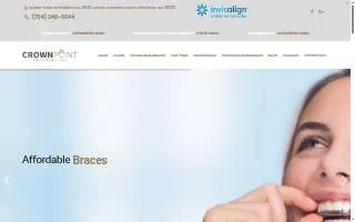 Crown Point Orthodontics website