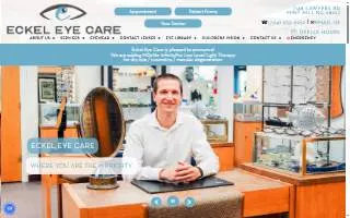 Eckel Eye Care website