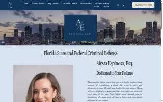 Espinosa Law of Mint Hill website