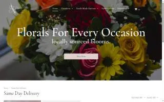 Heatherly Event & Floral Design website