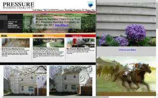 Pressure Washing Charlotte of Mint Hill website