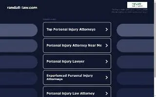 Randall Law PLLC of Mint Hill website