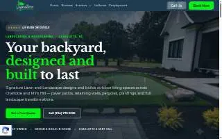 Signature Lawn And Landscape of Mint Hill website