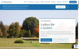 Sunset Memory Gardens website