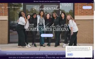 Bliss Dental of Monroe website