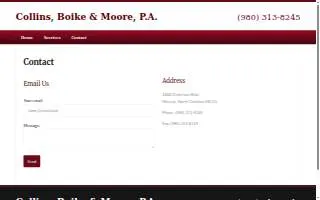 Collins, Boike & Moore PA website
