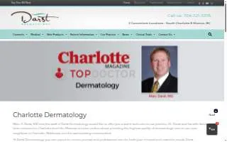Darst Dermatology website