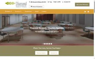 Diamond Floor Covering website