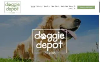 Doggie Depot of Monroe website