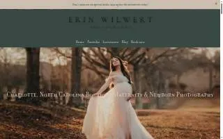 Erin Wilwert Photography website