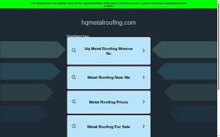 HQ metal Roofing