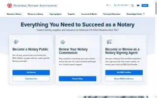 Notary Public of North Carolina website