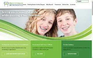 Prettyman Orthodontics - Monroe website