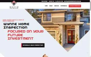 Wynne Home Inspection website