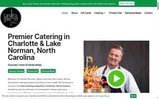 Carolina Gourmet of Mooresville website