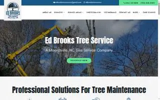 Ed Brooks Tree Service website