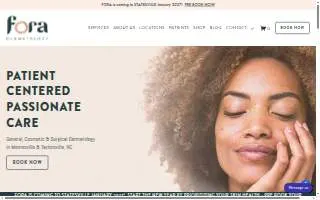 Fora Dermatology - Gateway website