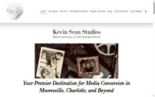 Kevin Sean Studios, Media Conversion & Video Transfer Services of Mooresville website