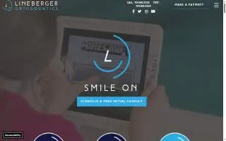Lineberger Orthodontics - Mooresville website