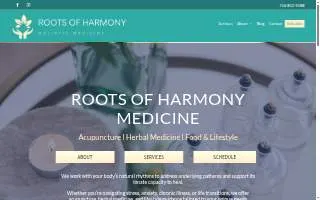Roots of Harmony Medicine website