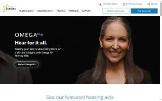 Starkey Hearing Center website