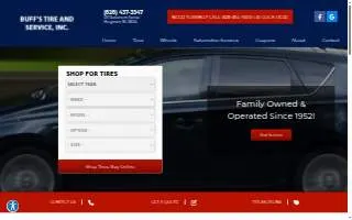 Buff's Tire & Service website