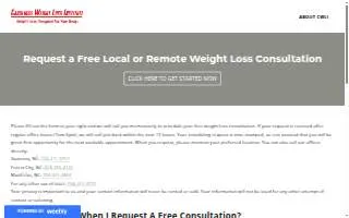 Carolinas Weight Loss Institute of Morganton website