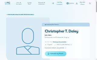 Christopher Daley, M.D., F.A.A.O.S., F.R.C.S.