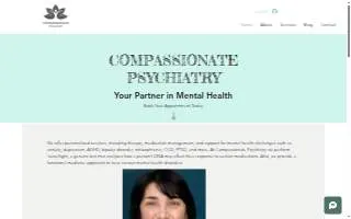 Compassionate Psychiatry, PLLC of Morganton website