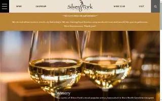 Silver Fork Winery website